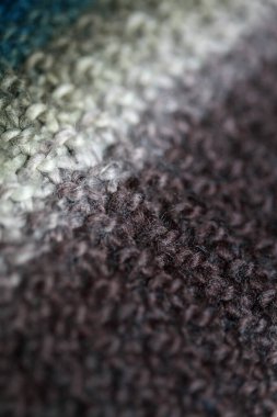 Alpaka yünü, makro arka plan, modern kaliteli el yapımı eşarp.