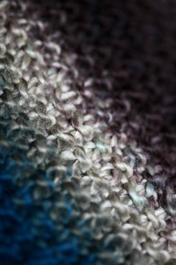 Alpaka yünü, makro arka plan, modern kaliteli el yapımı eşarp.