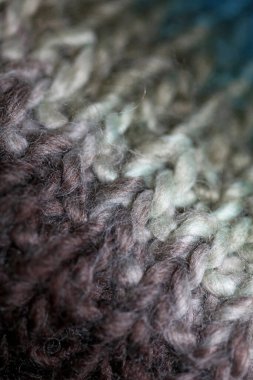 Alpaka yünü, makro arka plan, modern kaliteli el yapımı eşarp.