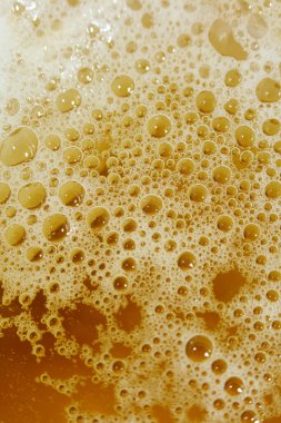 Su kabarcıklarının farklı boyutları modern sarı arka plan yüksek kaliteli baskıyı kapatır