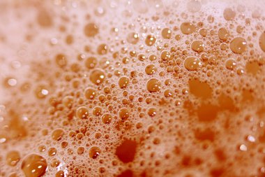 Su kabarcıklarının farklı boyutları modern sarı arka plan yüksek kaliteli baskıyı kapatır