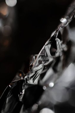 Alüminyum kağıt renkli soyut, yakın plan, modern yüksek kalite büyük yazdırma.