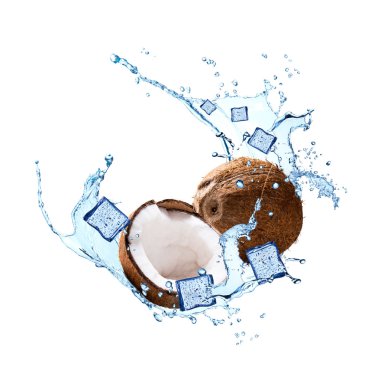 Su sıçrama izole meyve ile