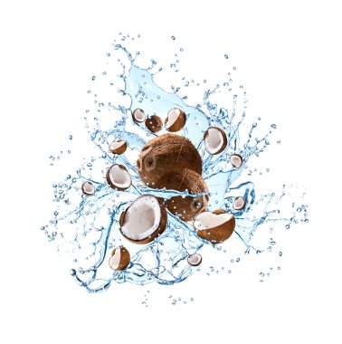 Su sıçrama izole meyve ile