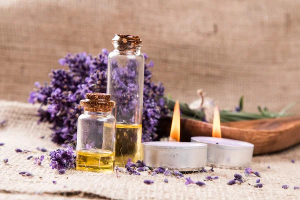 Spa, produto de lavanda — Fotografia de Stock