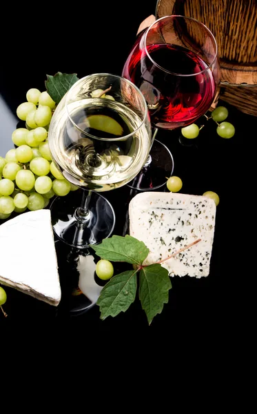 Vino e formaggio — Foto Stock