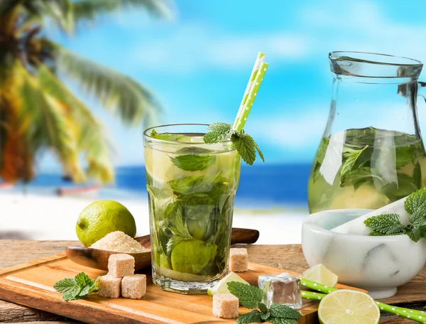 Nápoj Mojito limetky — Stock fotografie