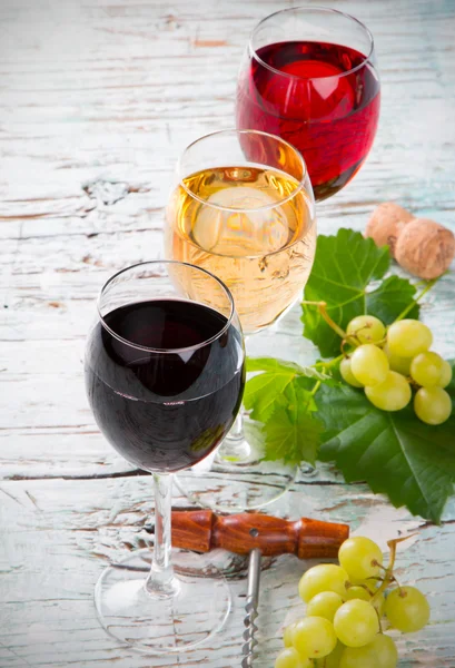 Vinho de vidro — Fotografia de Stock