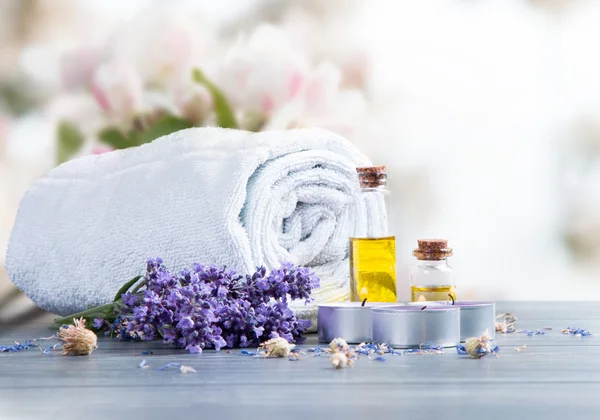 Wellness Lavendel — Stockfoto