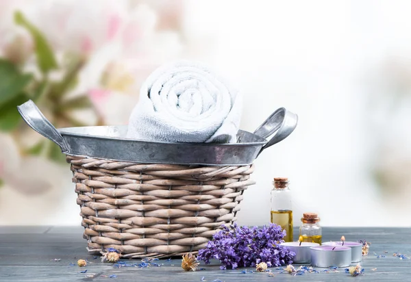 Wellness Lavendel — Stockfoto