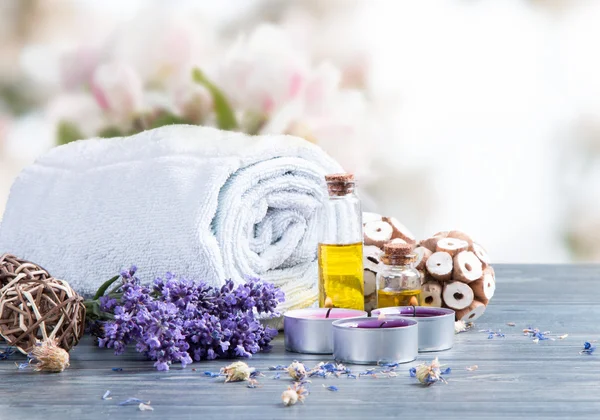 Wellness Lavendel — Stockfoto