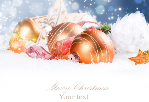 Karácsonyi dekoráció, holiday háttér — Stock Fotó