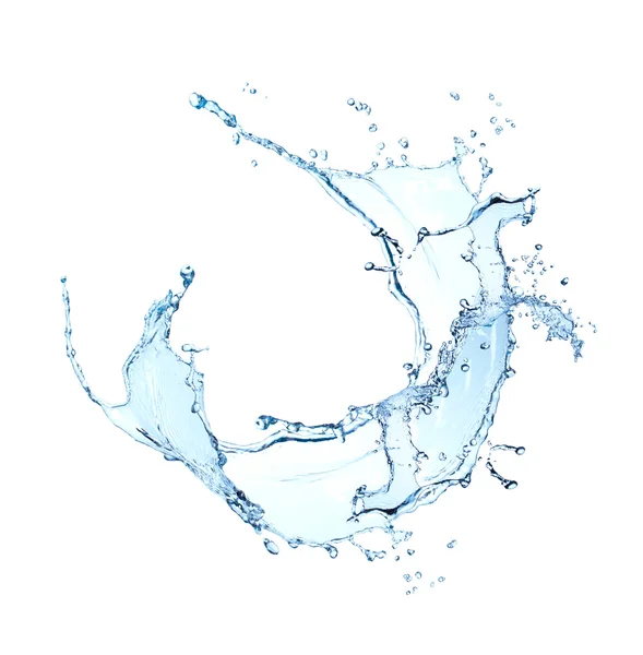 Blue water splash — Stock Photo, Image