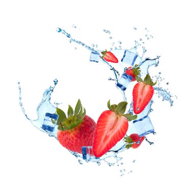 Taze meyve ve buz küp