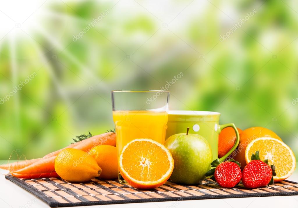 Fresh juice orange