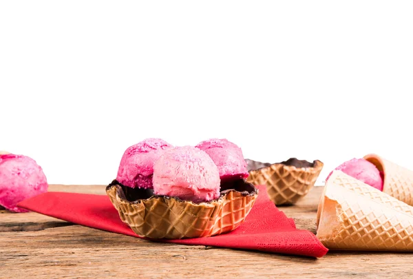 Dondurma dondurulmuş tatlı — Stok fotoğraf