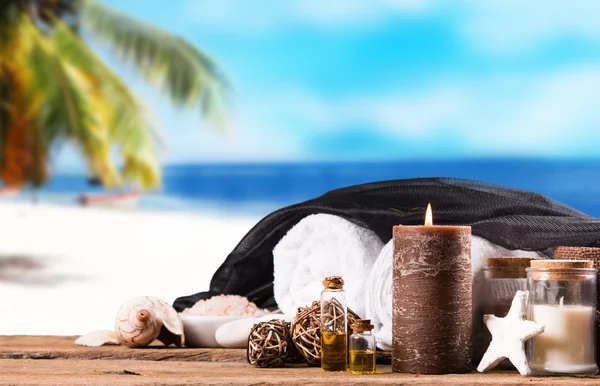 Spa and massage setting — Stock Photo, Image