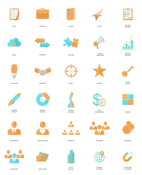 30 ICONOS WEB NEGOCIOS — Archivo Imágenes Vectoriales
