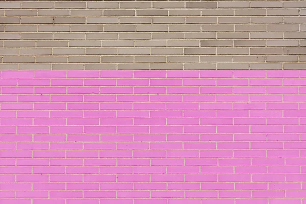 Gray Pink Brick Wall Copy Space Use Background Designs Symbolism — Stock Photo, Image