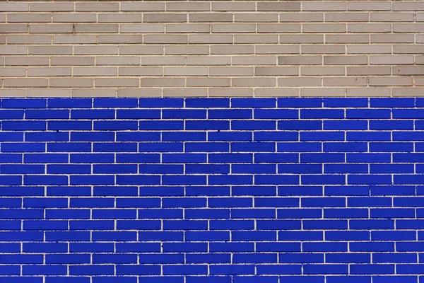 Gray Blue Brick Wall Copy Space Use Background Designs Symbolism — Stock Photo, Image