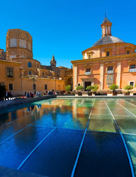 Valencia Spanien Mars 2021 Bakdörren Till Royal Basilica Our Lady — Stockfoto