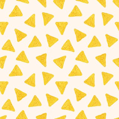 Meksika usulü Meksika usulü mısır cipsi, arka planda pürüzsüz desen..