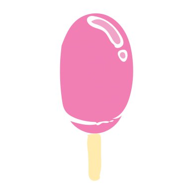 Beyaz arkaplanlı dutlu dondurma.