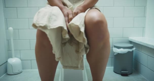 Mujer Baño Baño — Vídeos de Stock