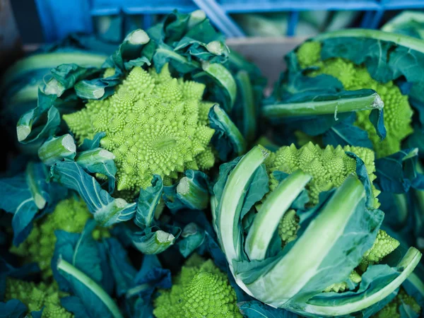 Romanesco broccoli at market — Stock Photo, Image