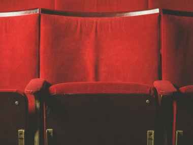 Boş sandalye sinema salonu