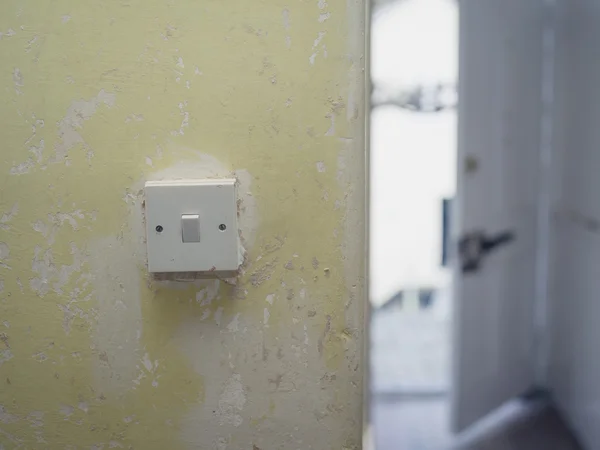 Electrical switch in hallway — Stock Photo, Image