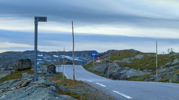 Pittoresco Paesaggio Stradale Norvegia Autostrada — Foto Stock