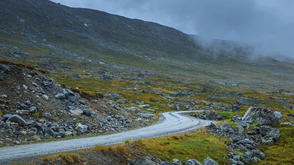 Paisagem Rodoviária Pitoresca Noruega — Fotografia de Stock