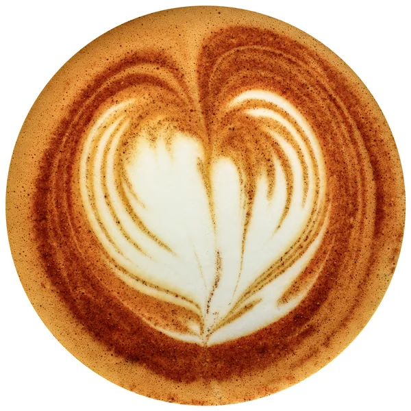 Kopi Latte Art — Stok Foto