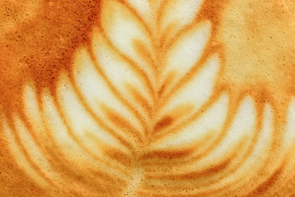 Latte art kaffe — Stockfoto