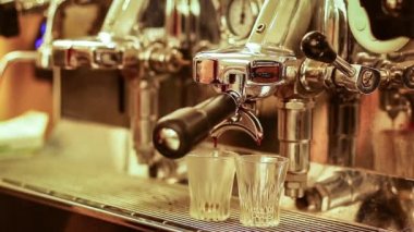 Kahve espresso hazırlık