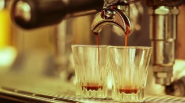 Kahve espresso hazırlık