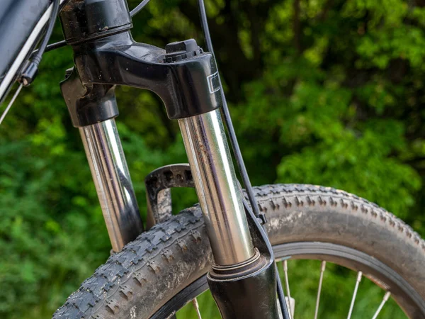 Schokdemper Voor Mountainbike Mtb Fietsvering Hydraulisch Systeem — Stockfoto