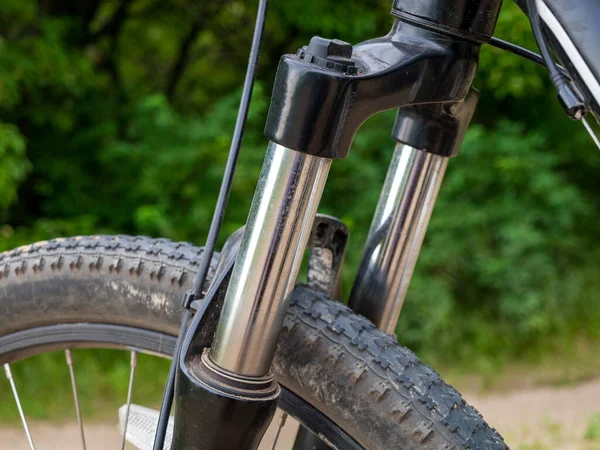 Schokdemper Voor Mountainbike Mtb Fietsvering Hydraulisch Systeem — Stockfoto