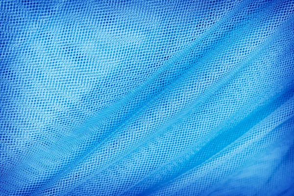 Tissu maille bleue pour fond — Photo