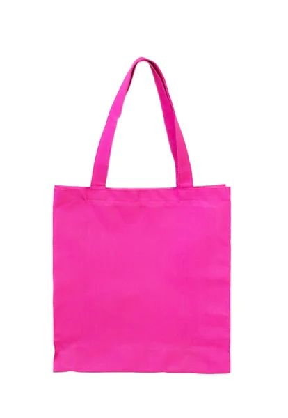 Pink bag on white background — Stock Photo, Image