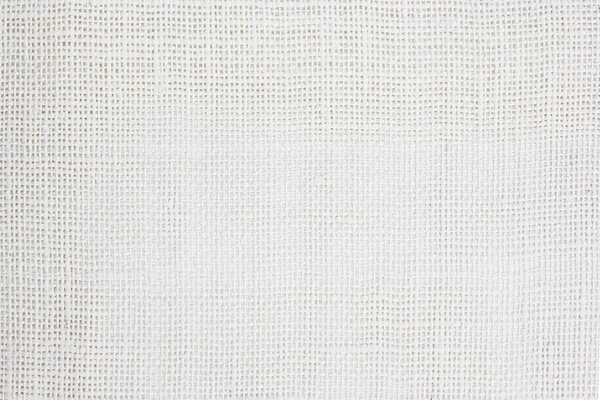white sackcloth texture or background.