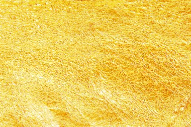Parlak sarı yaprak altın folyo doku için arka plan ve gölge.