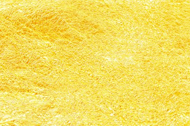 Parlak sarı yaprak altın folyo doku arka plan için. Kırışık.