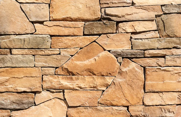 Kamenná zeď, textury a pozadí. Barva hnědá — Stock fotografie