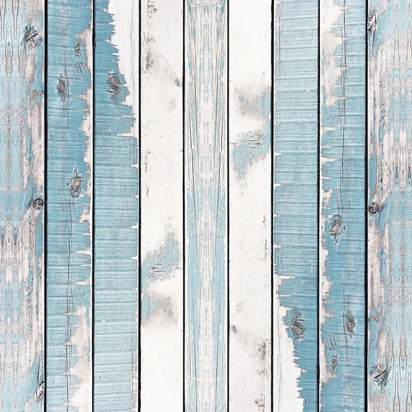 Holz Wandstruktur Hintergrund, blau lackiert, vertikal — Stockfoto