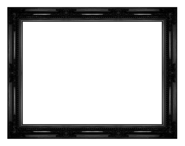 Antique golden frame isolated on white background, clipping path — Stock Photo, Image