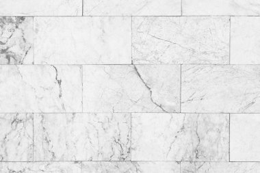 Beyaz mermer döşeme arkaplanı veya dokusu ve kopyalama alanı, yatay