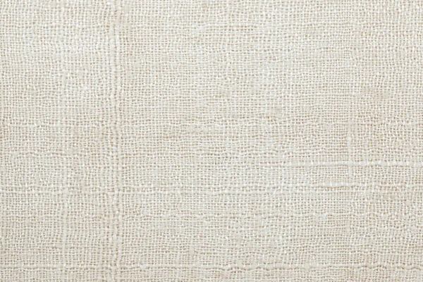 Tessuto Lino Bianco Texture Sfondo — Foto Stock
