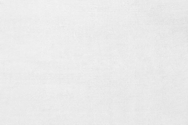 White Linen Fabric Texture Background Horizontal Shape — Stock Photo, Image